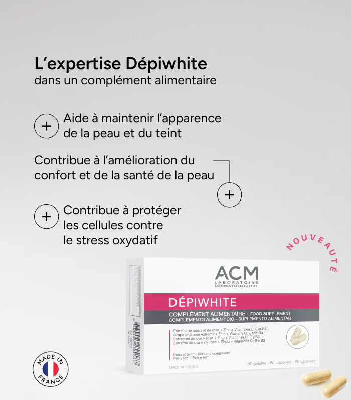 ACM Dépiwhite Food Supplement – daily skin-brightening supplement