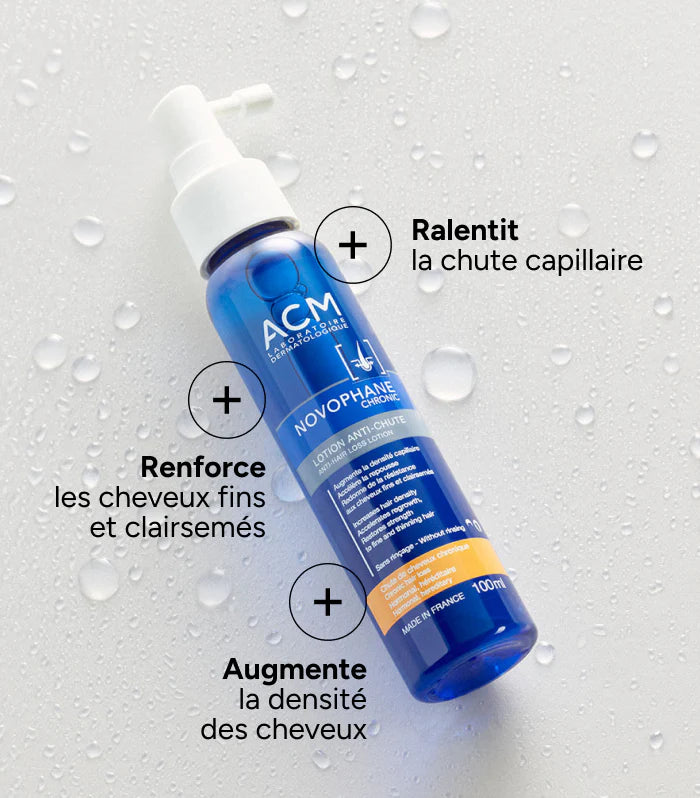 ACM Novophane Chronic Anti-Hair Loss Lotion – strengthens hair at the root