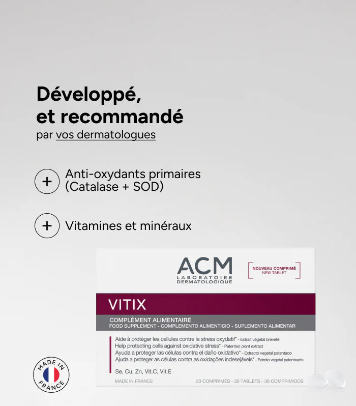 ACM Vitix Tablets – daily vitiligo skincare support