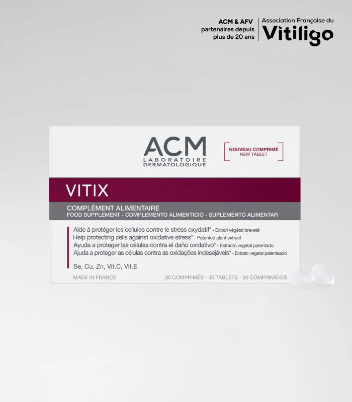 ACM Vitix Tablets – supports skin repigmentation