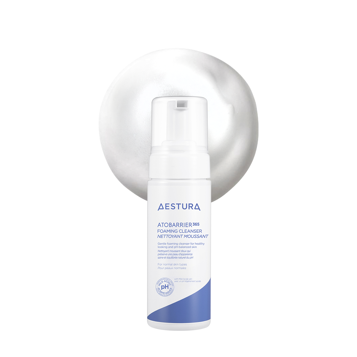 AESTURA Atobarrier 365 Foaming Cleanser – 150ml gentle foaming cleanser