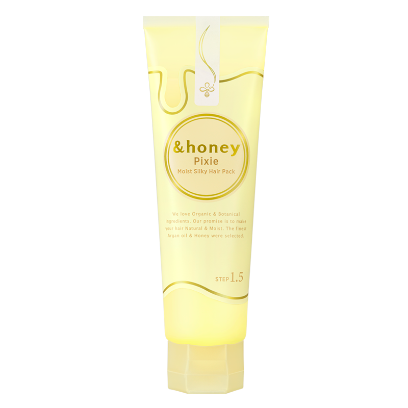 &honey Pixie Moist Silky Hair Pack — smoothing hair mask