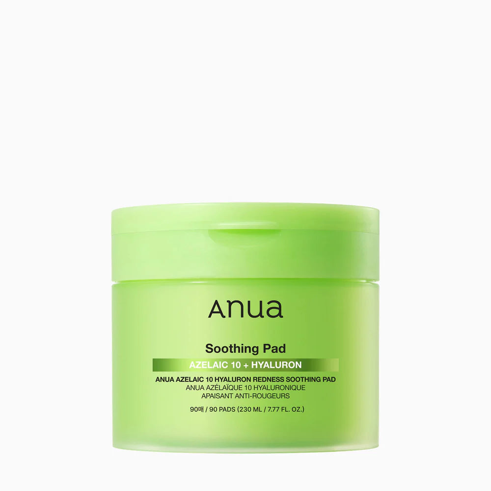 ANUA Azelaic Acid 10 Hyaluron Redness Soothing Pad — azelaic acid toner pad for redness-prone skin