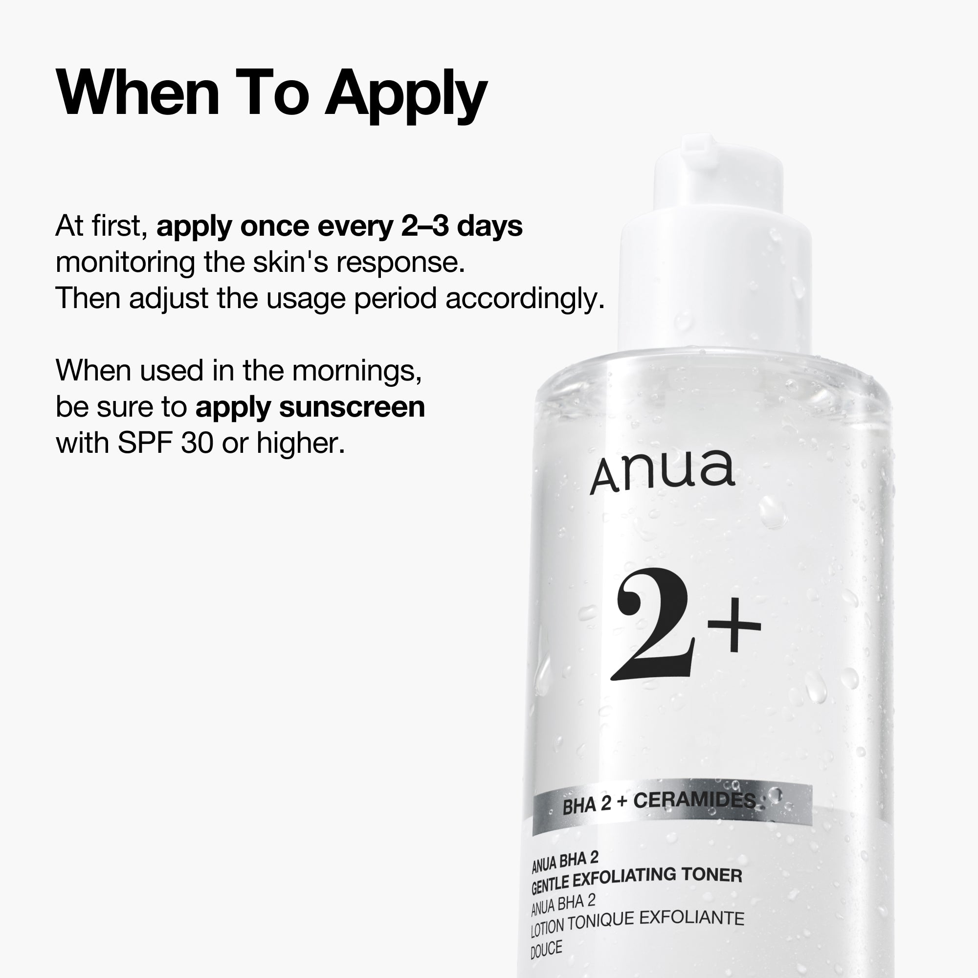 Mild exfoliation that clears dead skin without stripping