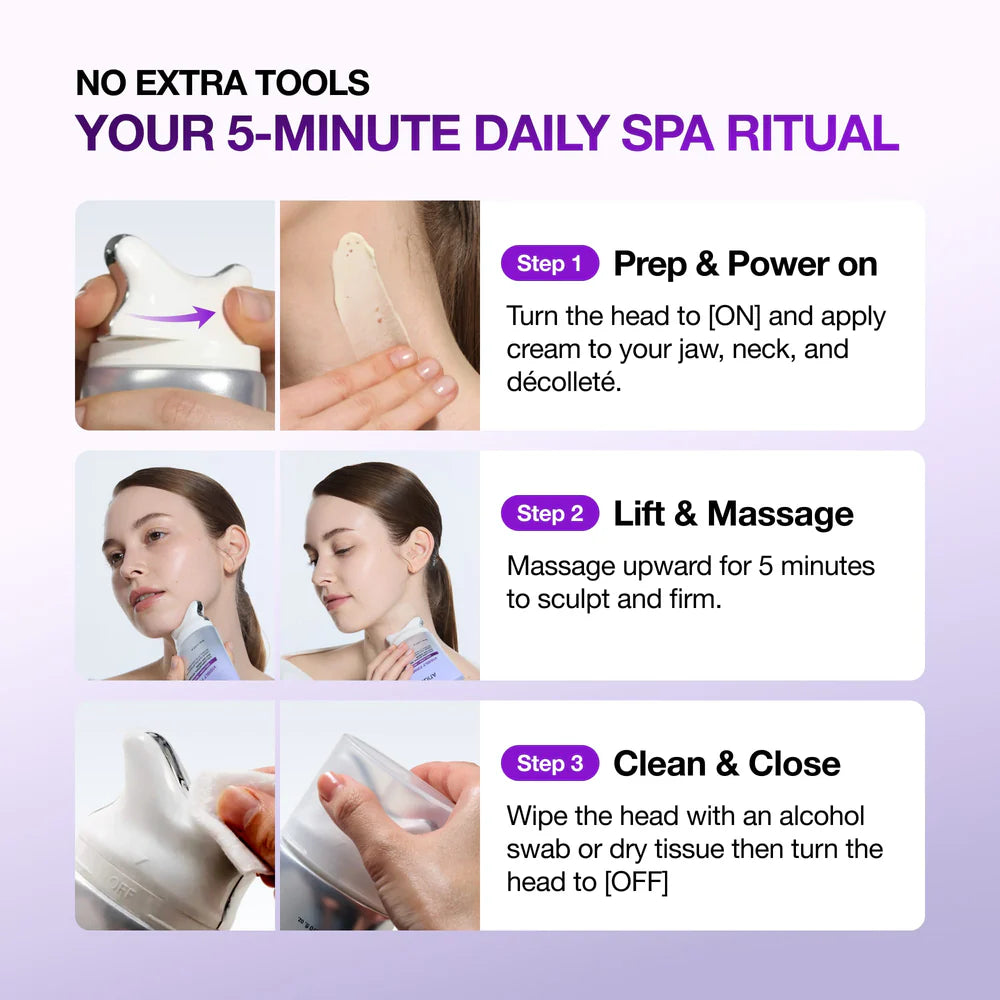 ANUA Collagen Retinol Refining Gua Sha Cream — massage helps de-puff and refresh tired skin