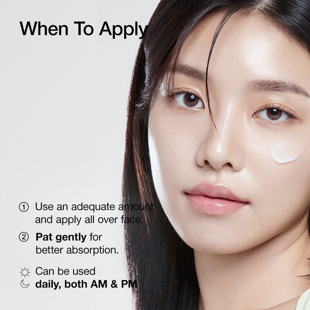 Fragrance-free, non-comedogenic formula for sensitive skin