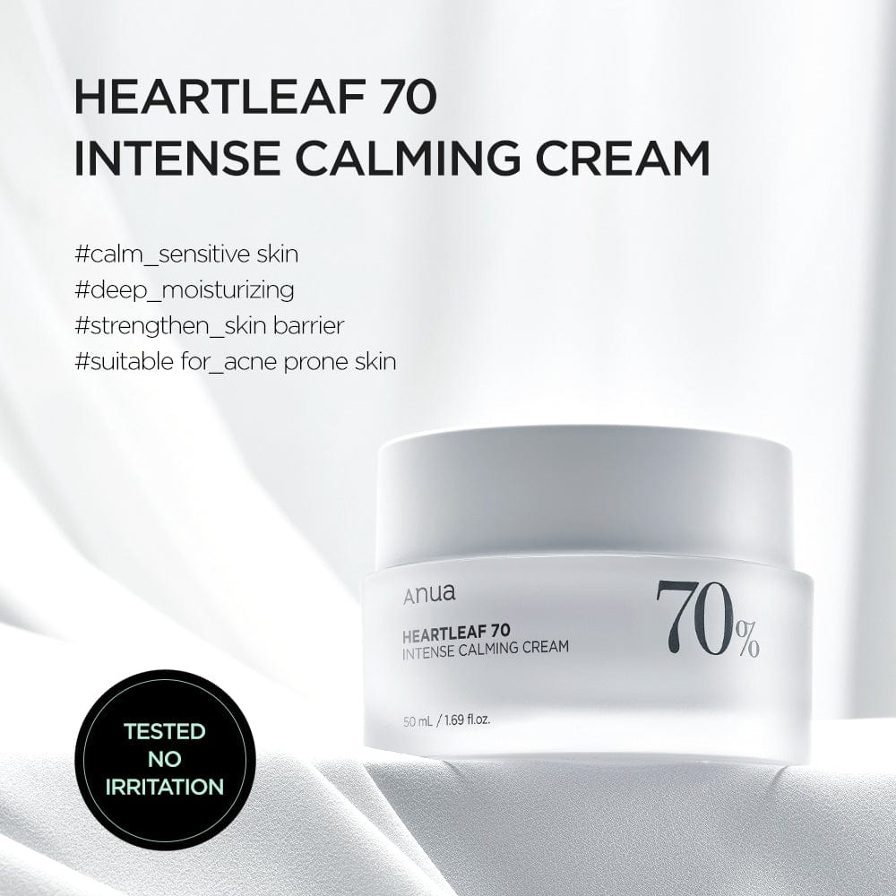Rich, non-greasy calming cream in a 50ml jar