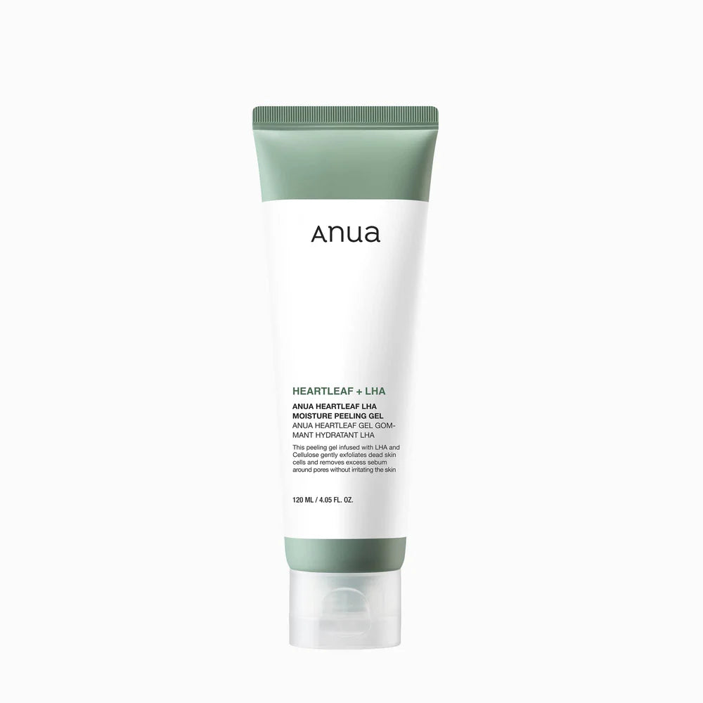 ANUA Heartleaf LHA Moisture Peeling Gel — gentle peeling gel that sweeps away dead skin cells