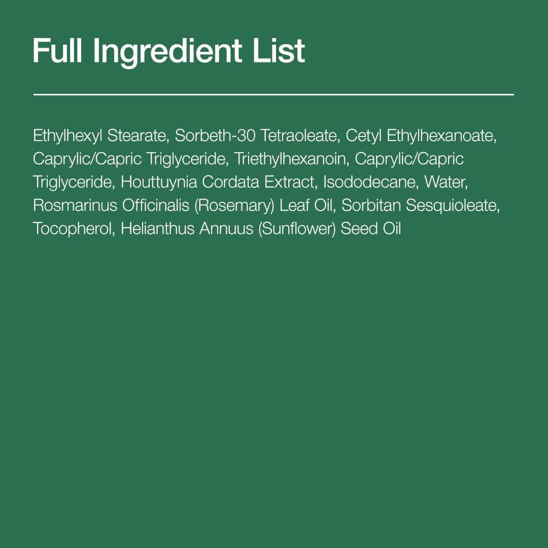 Non-comedogenic formula that rinses clean without clogging pores