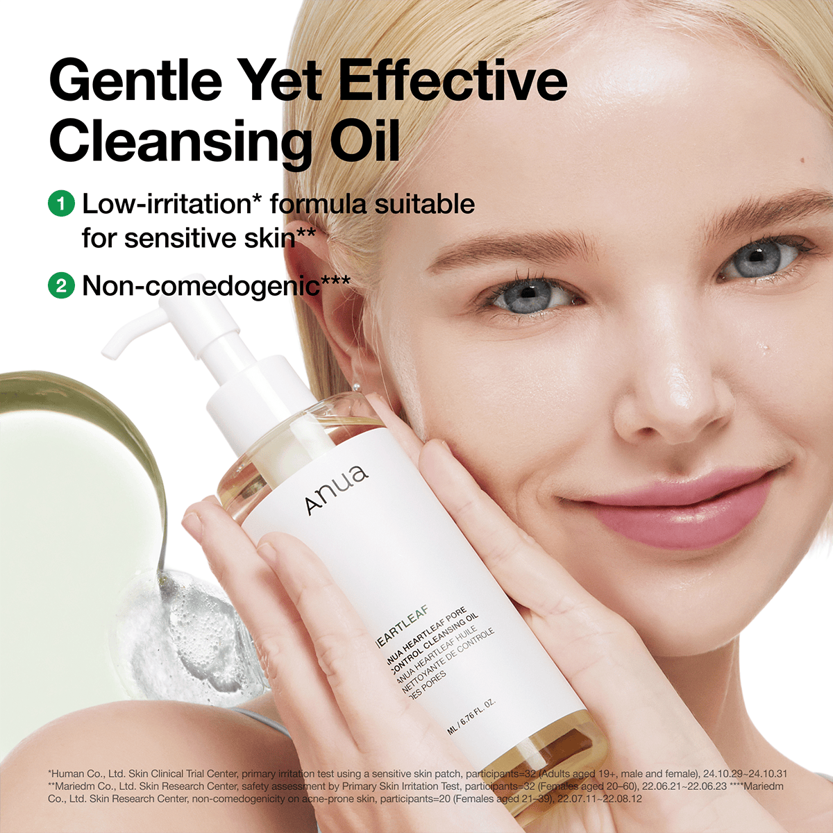 Clinically tested 22.8% reduction in sebum for a clearer complexion