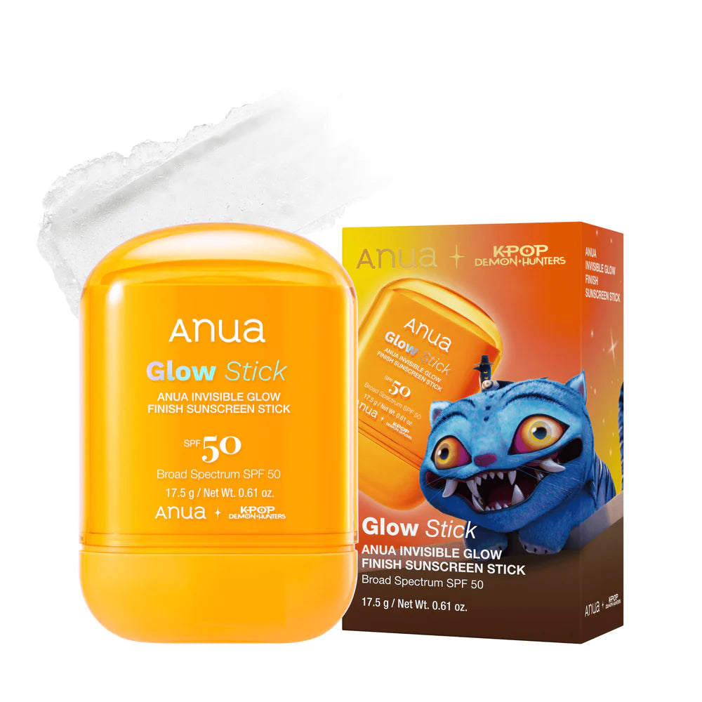 ANUA Invisible Glow Finish Sunscreen Stick SPF 50+ — SPF 50+ PA++++ shields skin from UVA and UVB rays