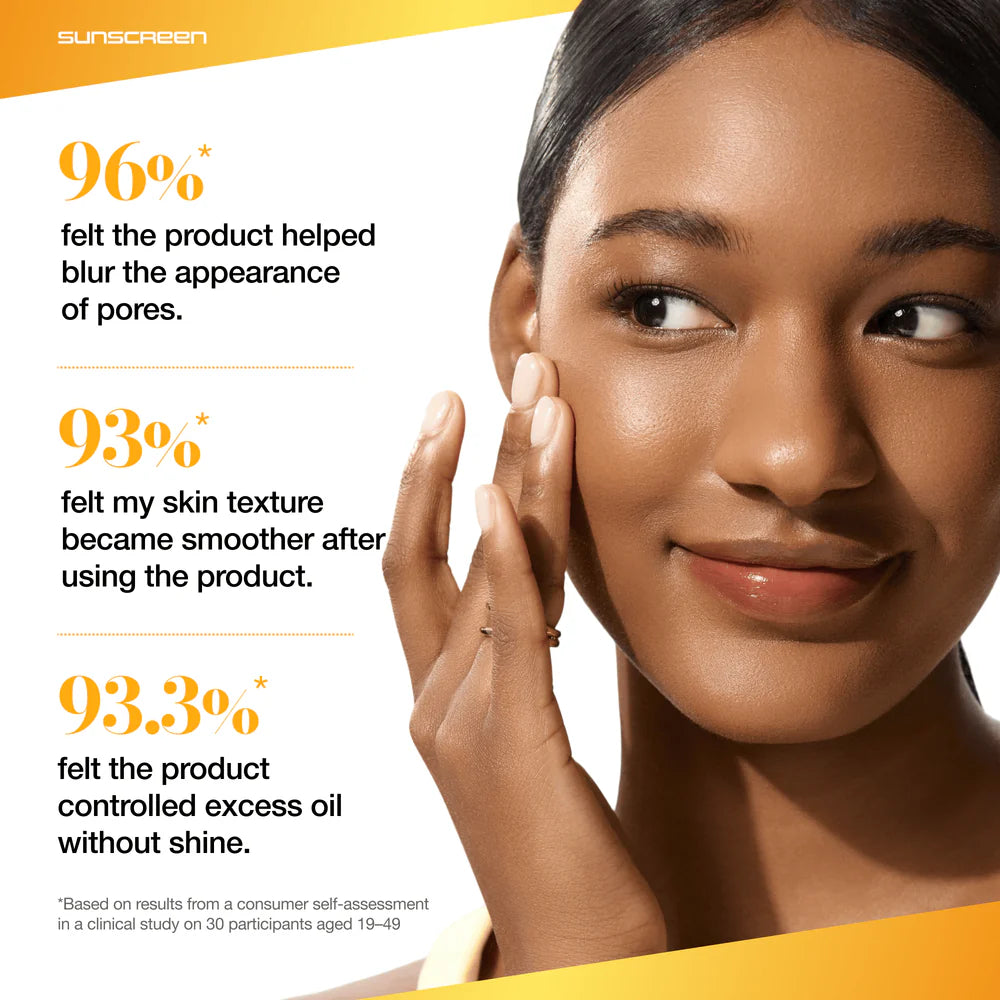 ANUA Invisible Matte Finish Sunscreen — helps control excess shine throughout the day