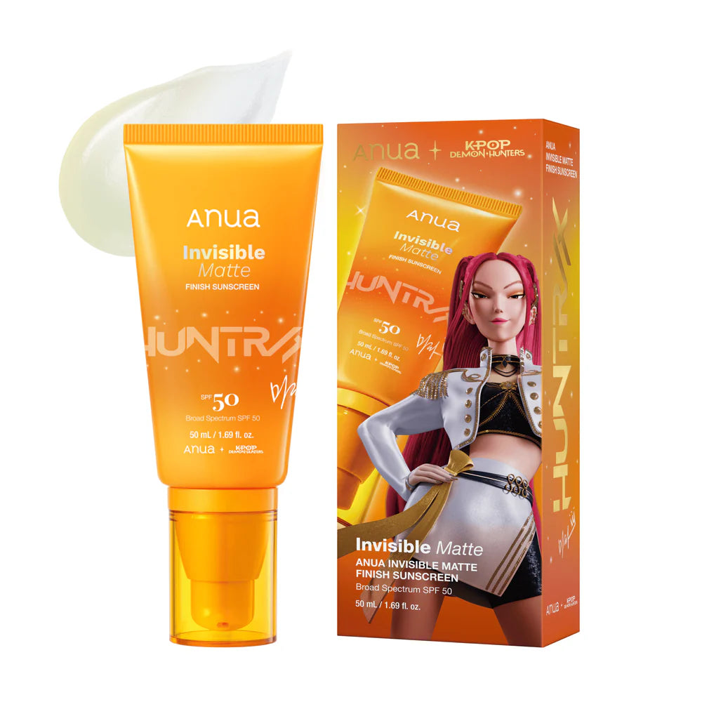 ANUA Invisible Matte Finish Sunscreen — high SPF protection against UVA and UVB rays