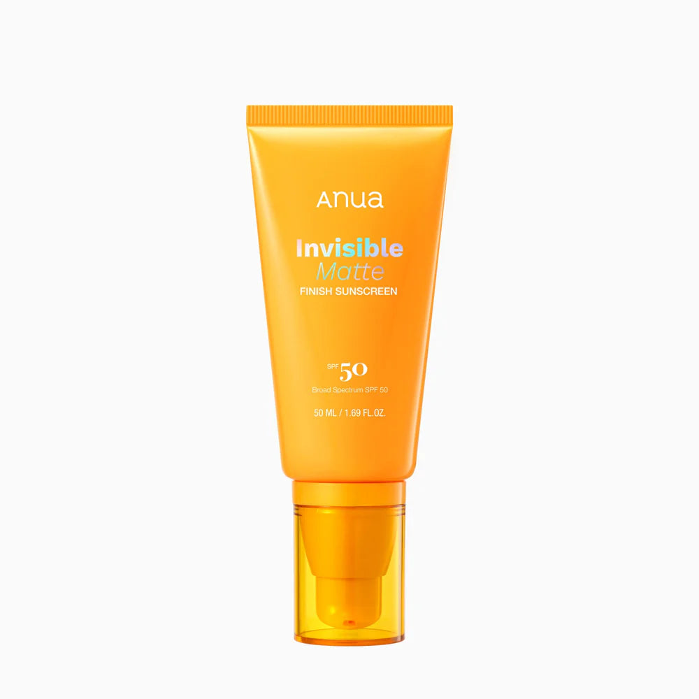 ANUA Invisible Matte Finish Sunscreen — matte-finish daily sunscreen for oily skin