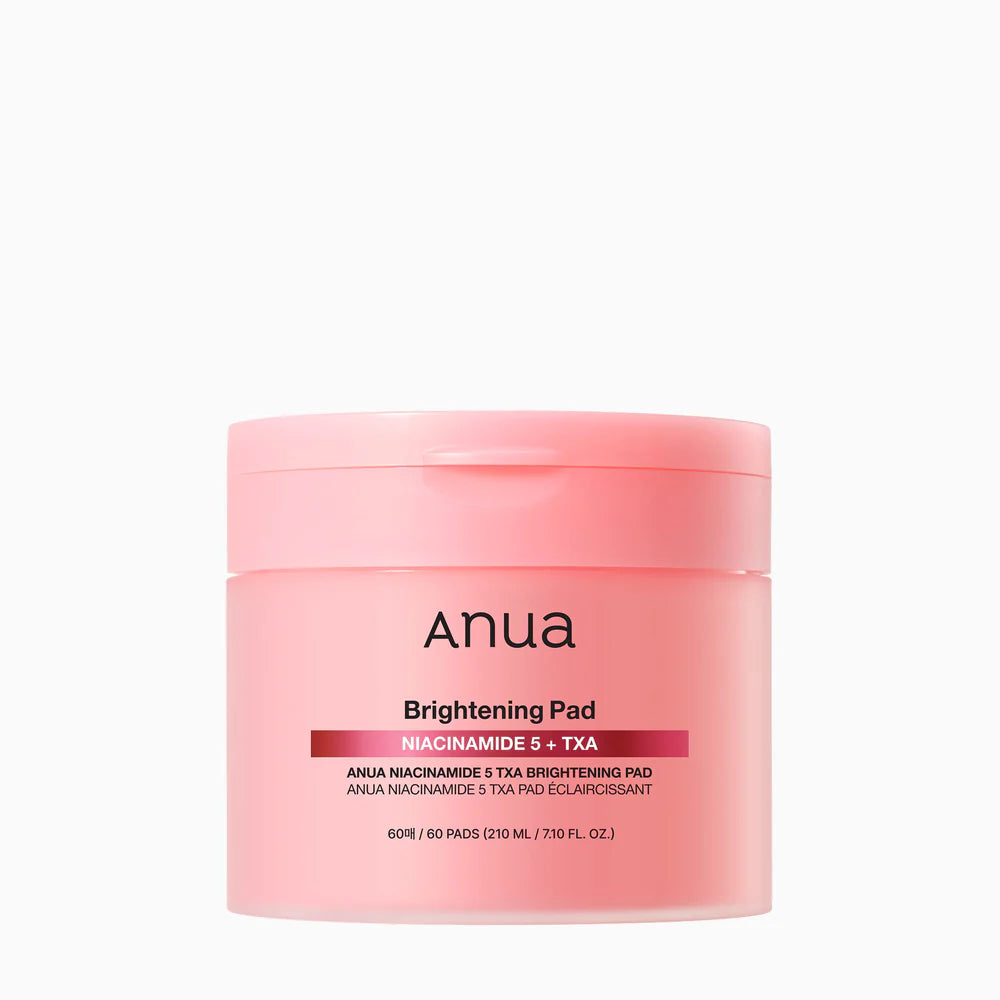 ANUA Niacinamide 5 TXA Brightening Pad — niacinamide and tranexamic acid brightening toner pad