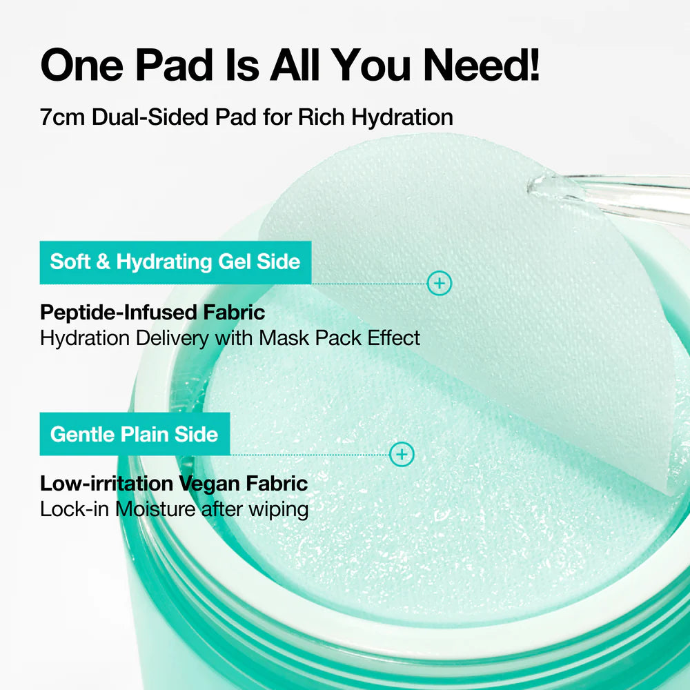 ANUA PDRN 100 Hyaluronic Acid Glow Pad — plumps and softens for a bouncy finish