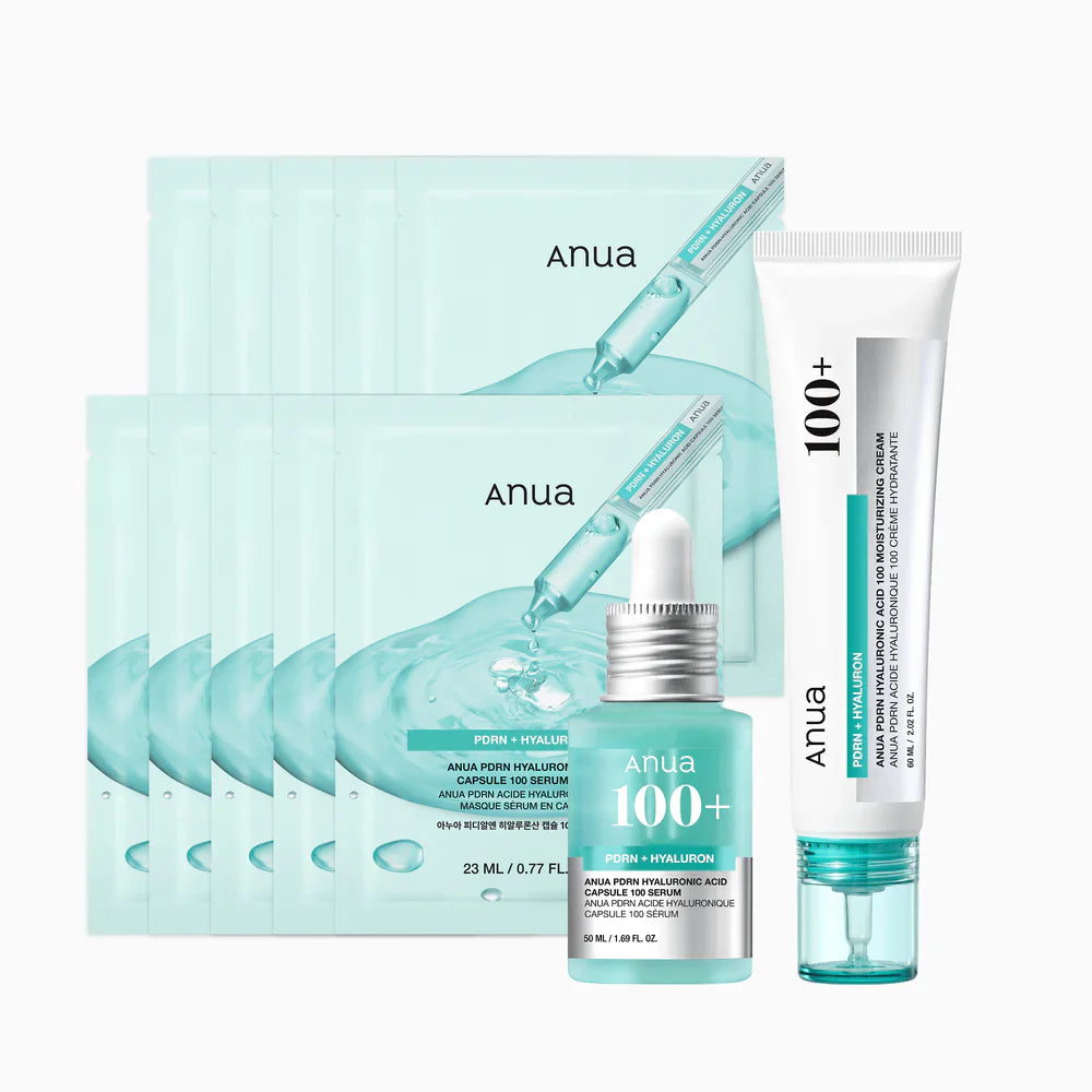 ANUA PDRN 3-Step Wrinkle-care Set — 3-step PDRN routine for wrinkle care