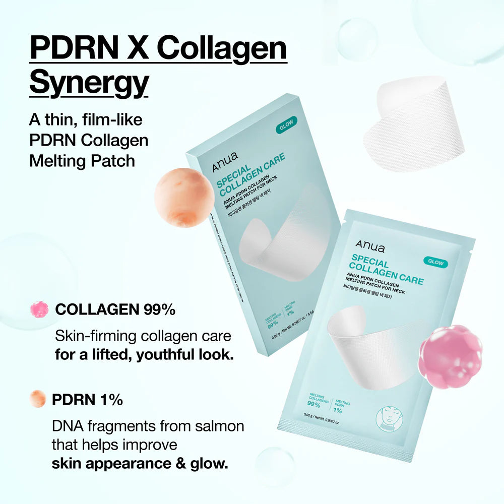 ANUA PDRN Collagen Melting Patch For Neck — supports firmer, more lifted-looking neck skin