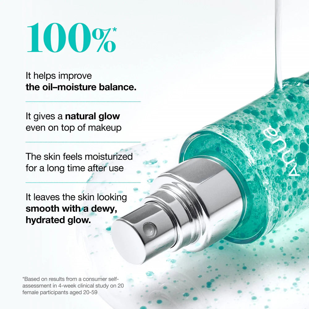 ANUA PDRN Hyaluronic Acid Hydrating Capsule Mist — suspended capsules keep actives fresh and potent