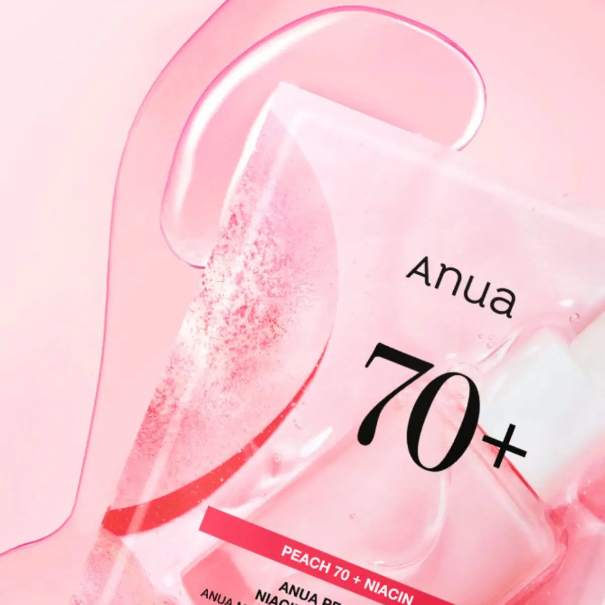 ANUA Peach 70 Niacin Serum Mask — serum-soaked sheet deeply hydrates and nourishes