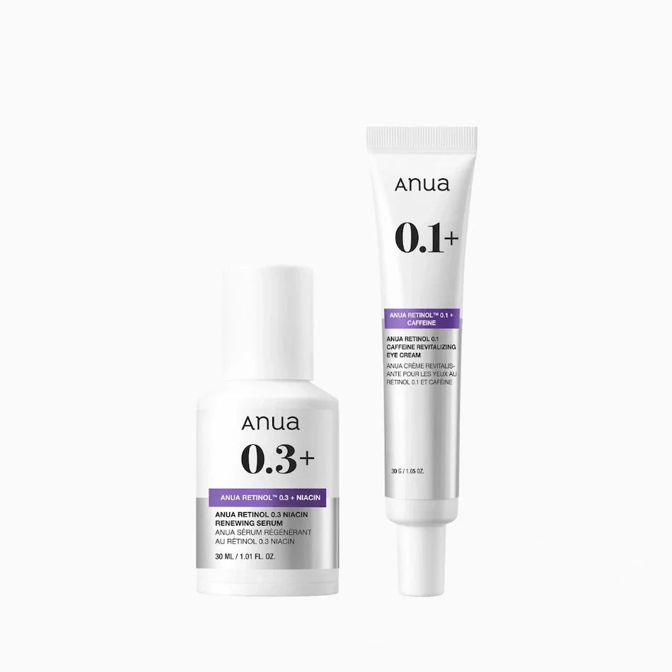 ANUA Retinol Anti-Aging Duo — retinol skincare duo for firmer, smoother skin