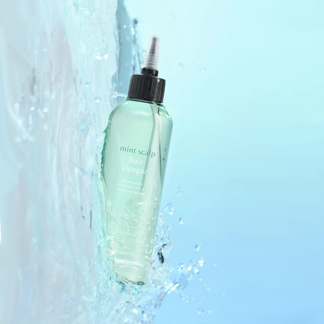 A'pieu Mint Scalp Hair Vinegar cooling oil-control formula reduces dandruff