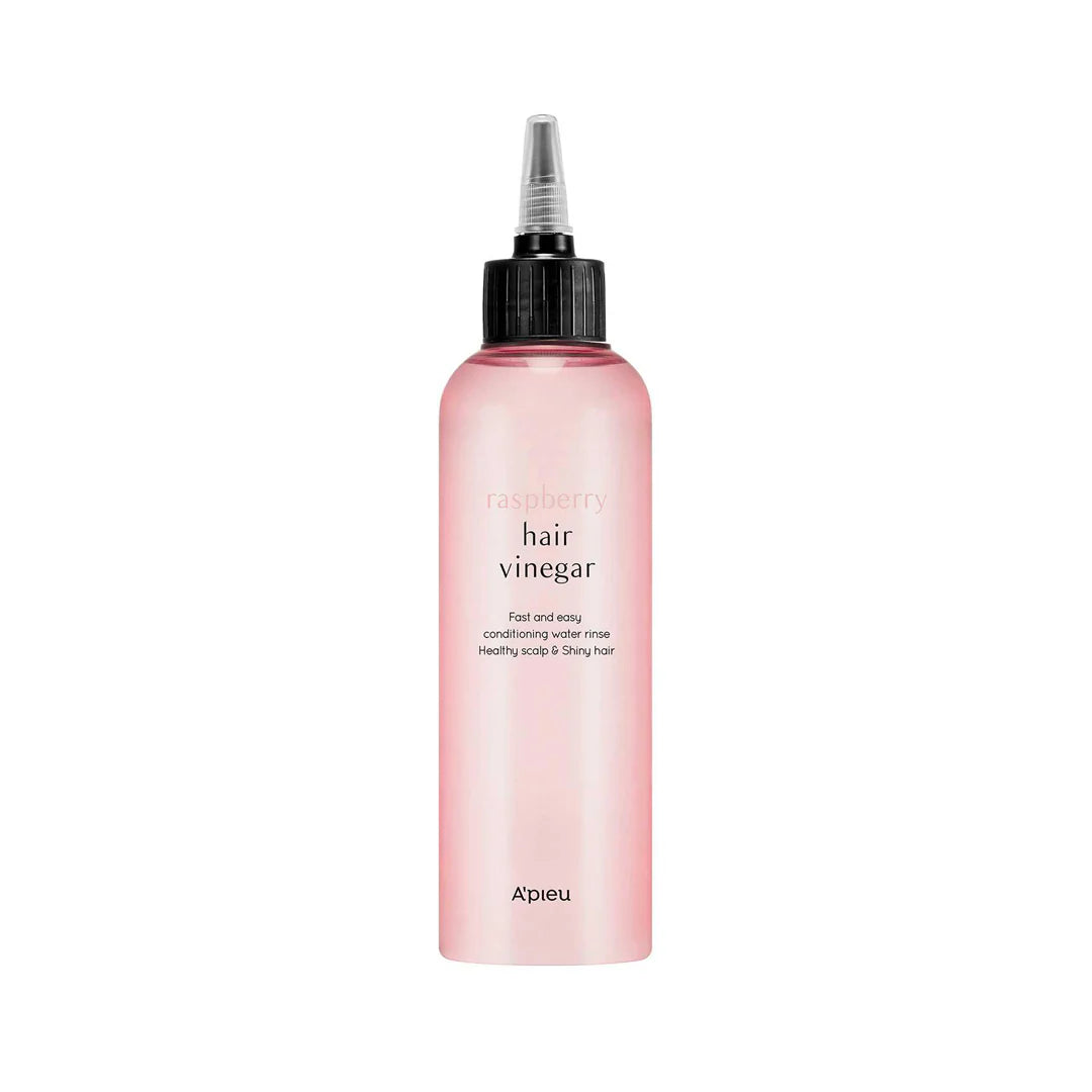 A'pieu Raspberry Hair Vinegar leaves hair silky soft and shiny