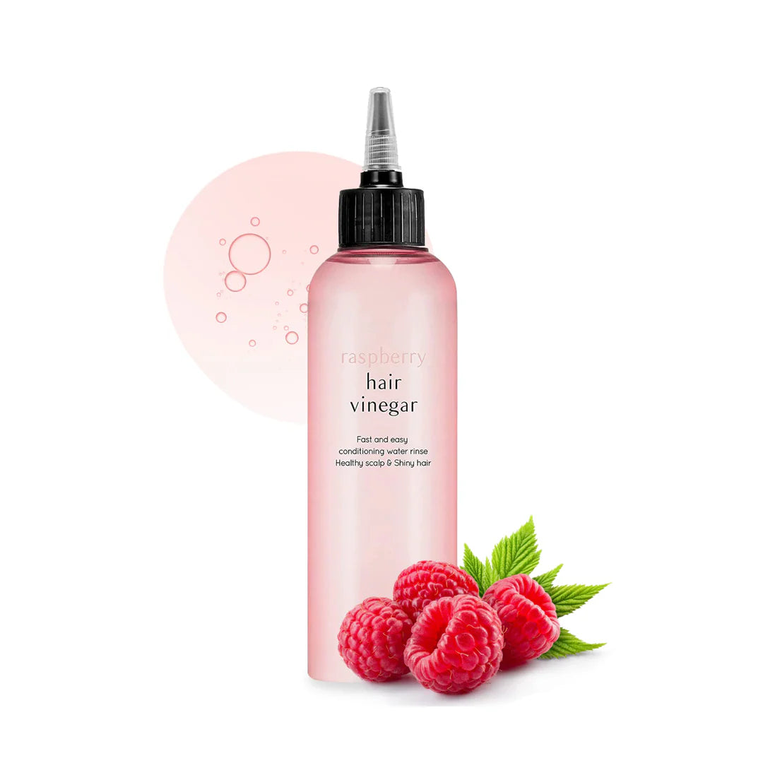 A'pieu Raspberry Hair Vinegar 200ml - Korean hair vinegar rinse for scalp pH balance after shampooing