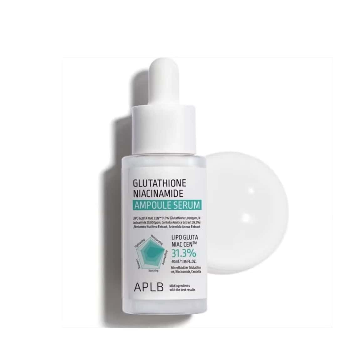 APLB Glutathione Niacinamide Ampoule Serum — glutathione brightening ampoule