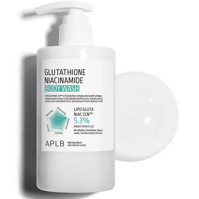APLB Glutathione Niacinamide Body Wash — glutathione brightening body wash