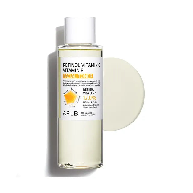 APLB Retinol Vitamin C Vitamin E Facial Toner — retinol and vitamin C toner