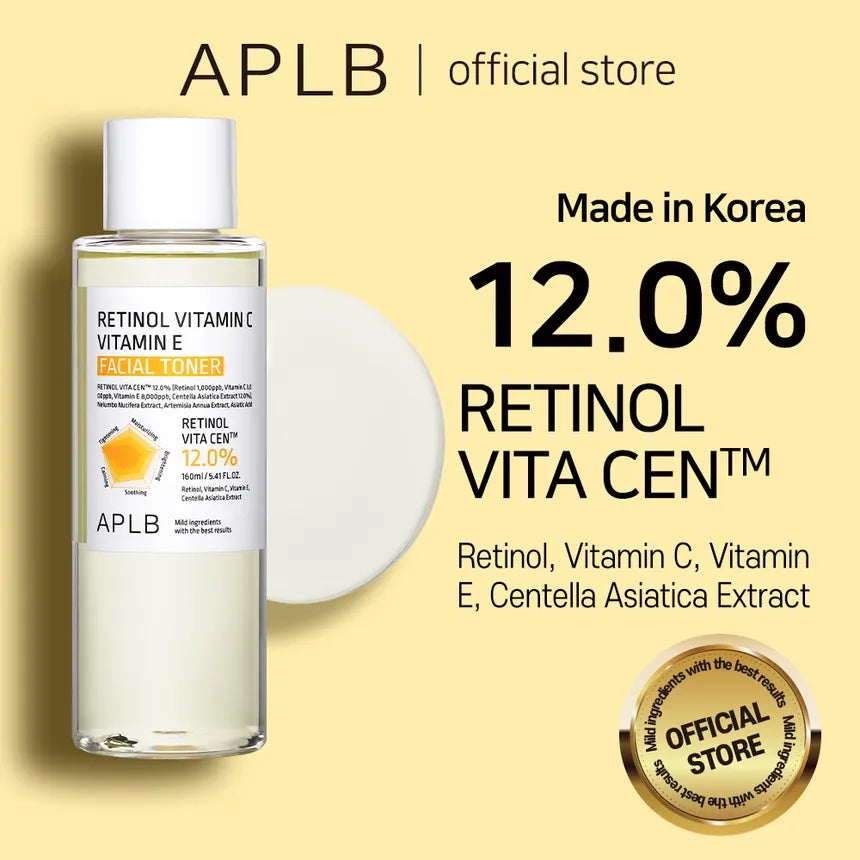 APLB Retinol Vitamin C Vitamin E Facial Toner — helps smooth and brighten skin