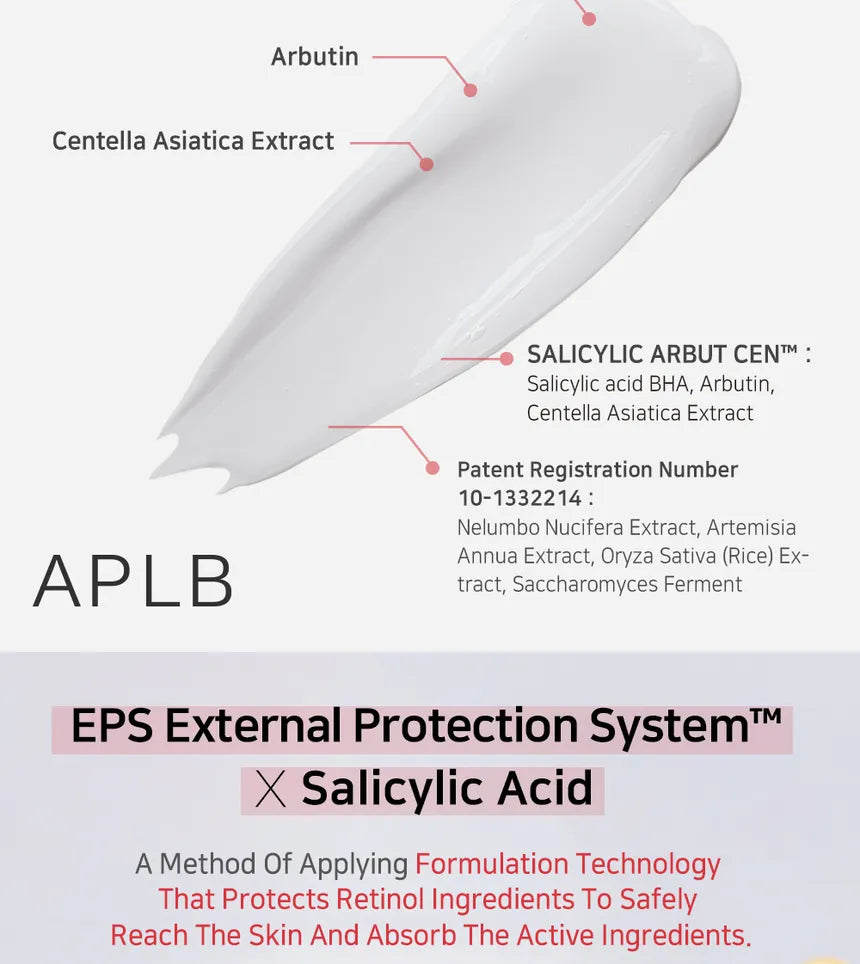 APLB Salicylic Acid BHA Arbutin Facial Cream — targets the look of blemishes