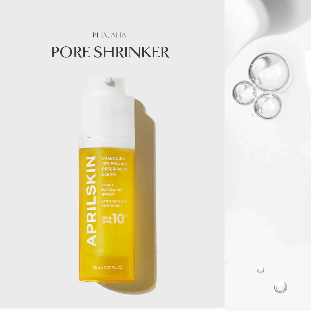 APRILSKIN Calendula 10% PHA + AHA Resurfacing Serum gentle enough for regular use