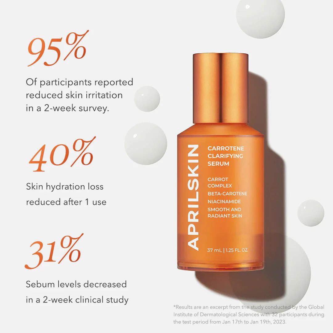 APRILSKIN Carrotene Clarifying Serum smooths and brightens complexion