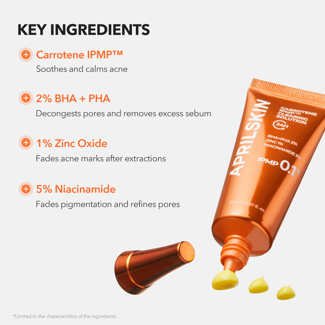 APRILSKIN Carrotene IPMP Clearing Solution lightweight fast-absorbing solution