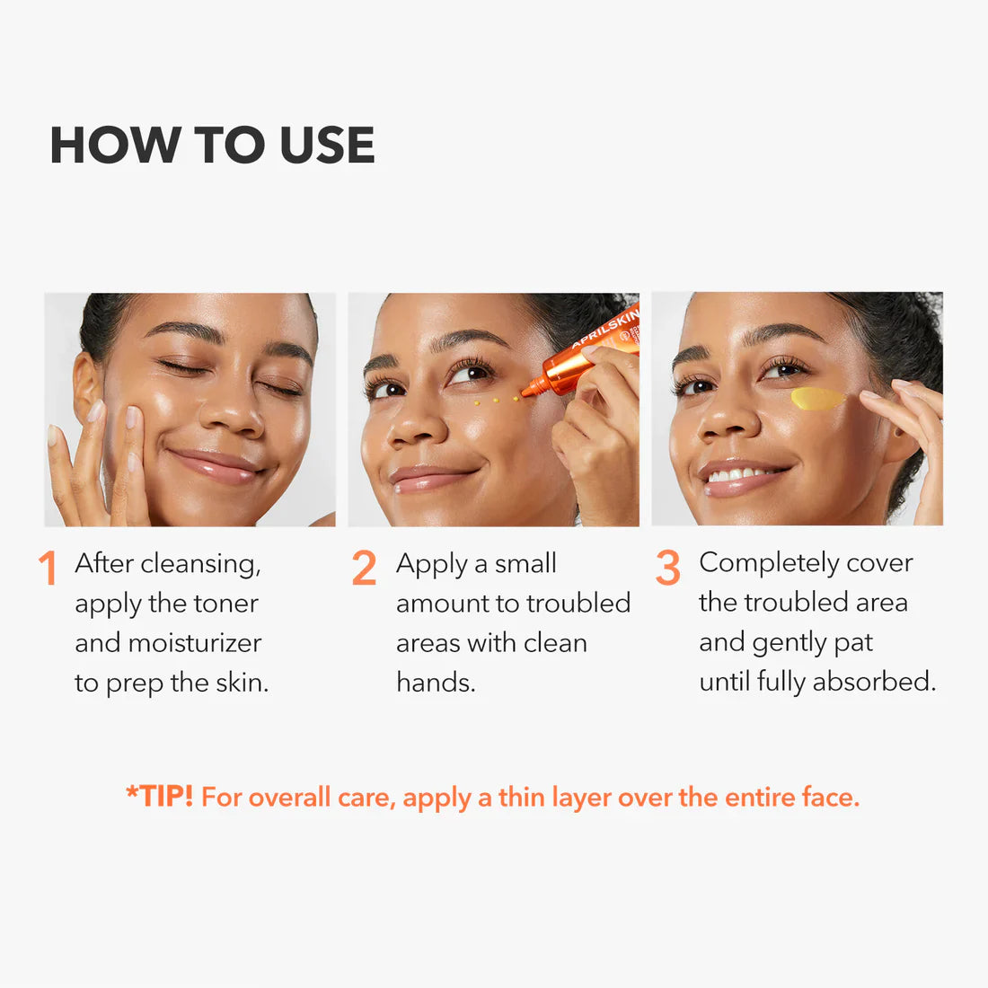 APRILSKIN Carrotene IPMP Clearing Solution reduces the look of redness