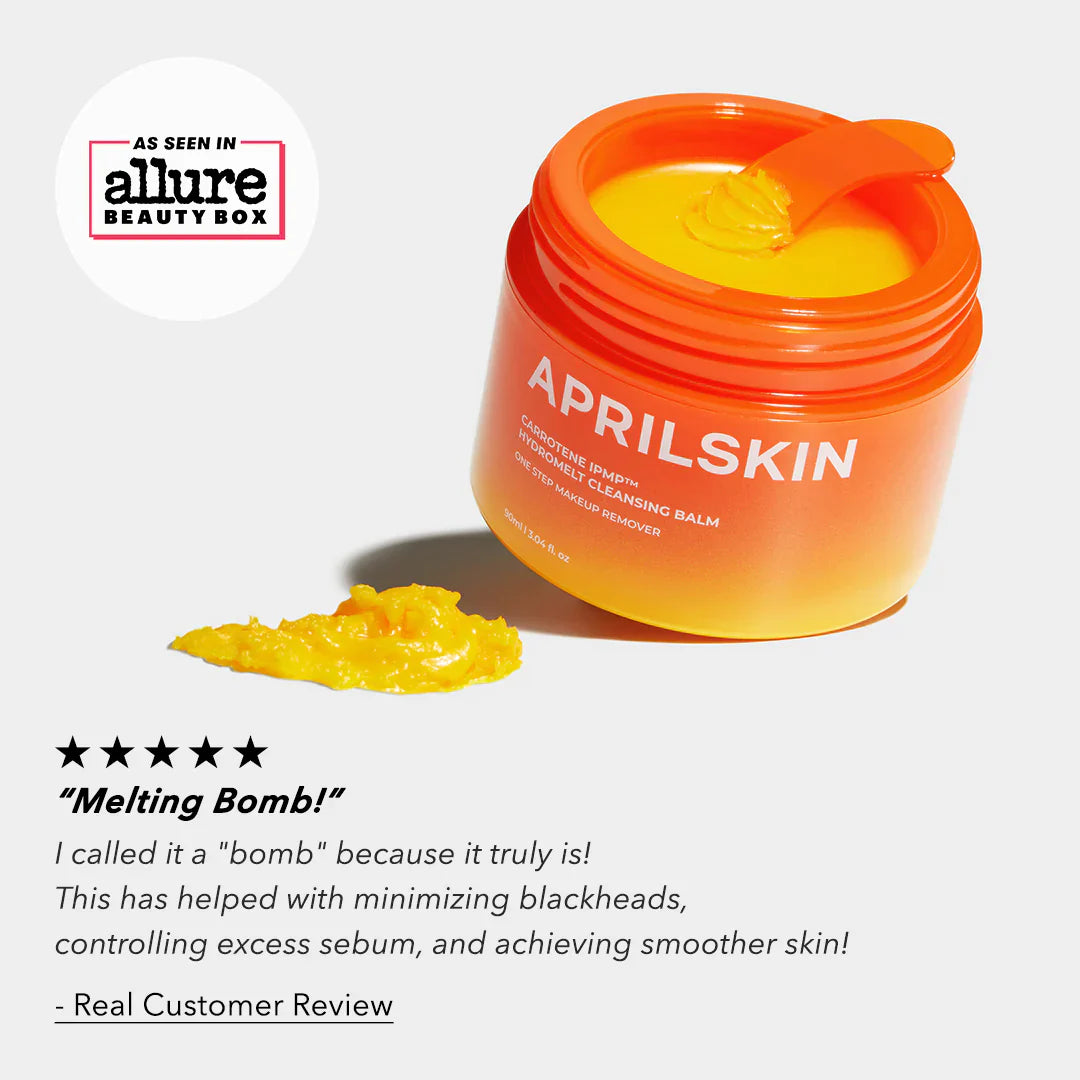 APRILSKIN Carrotene IPMP Hydramelt Cleansing Balm rich balm-to-oil texture