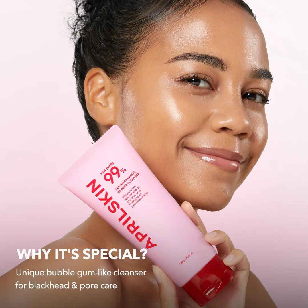 APRILSKIN TXA Niacinamide 99 Deep Cleanser low-irritation daily foaming cleanser