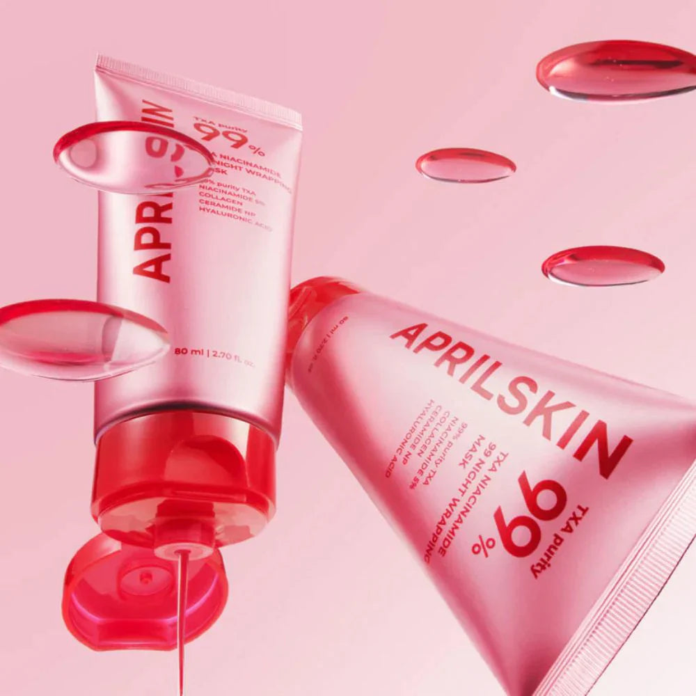 APRILSKIN TXA Niacinamide 99 Night Wrapping Mask locks in moisture overnight