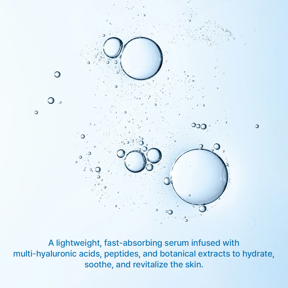 Watery serum texture that melts into skin