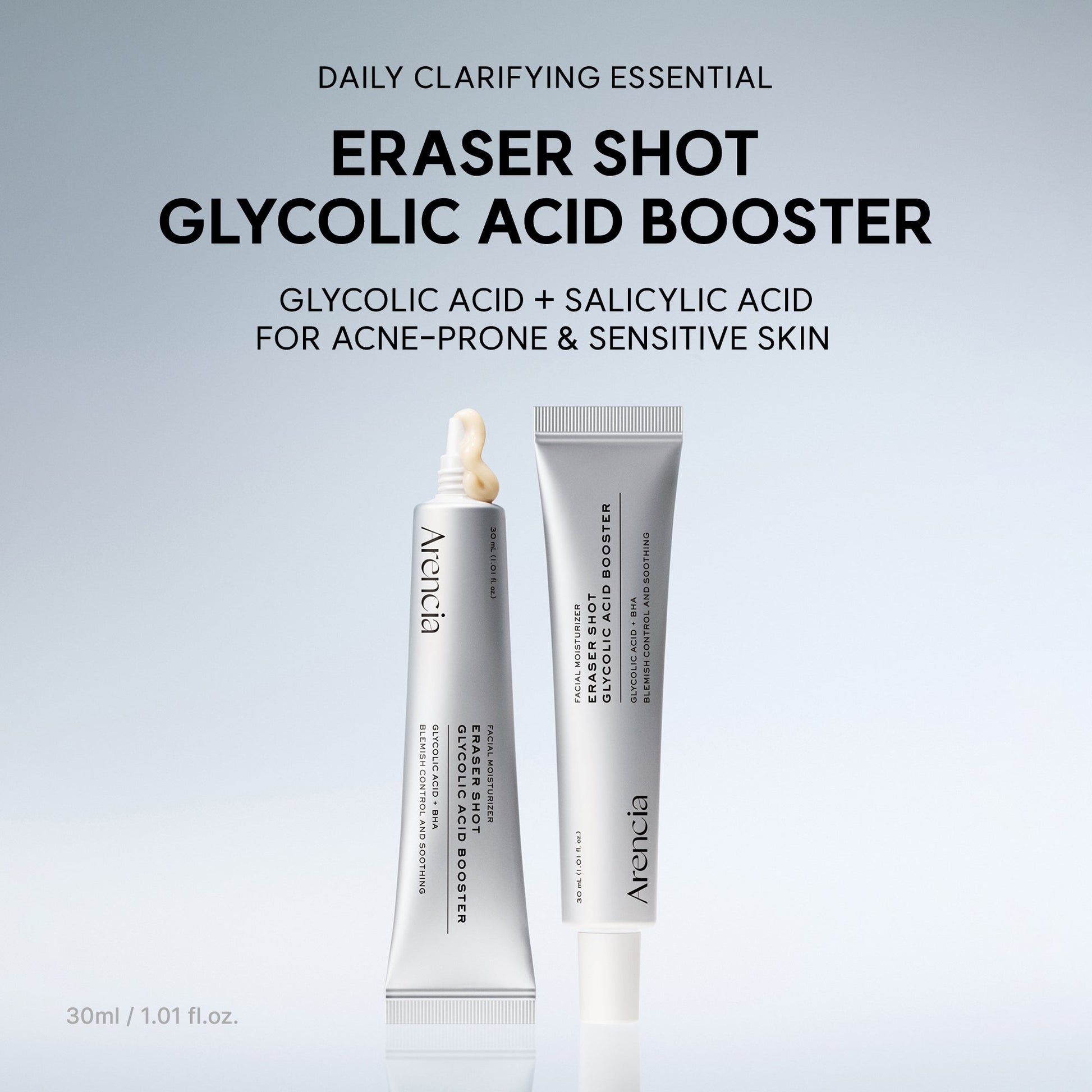 Arencia Easer Shot Glycolic Acid Booster - daily multi-acid exfoliating booster