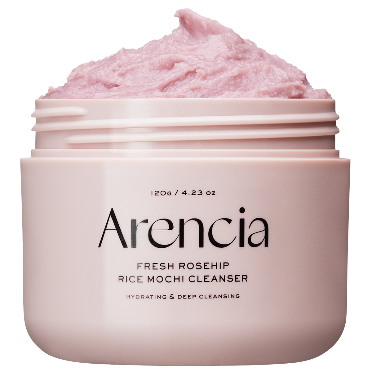 Arencia Fresh Royal Rosehip Cleanser 120g - vegan Korean mochi cleanser