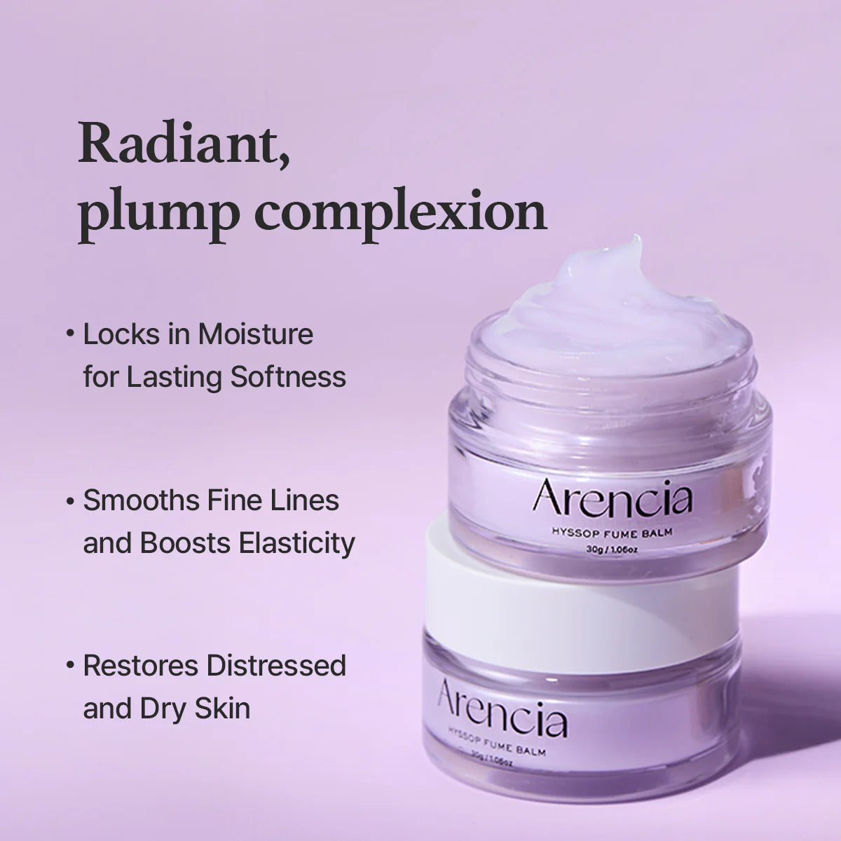 Smooth balm texture that glides onto skin