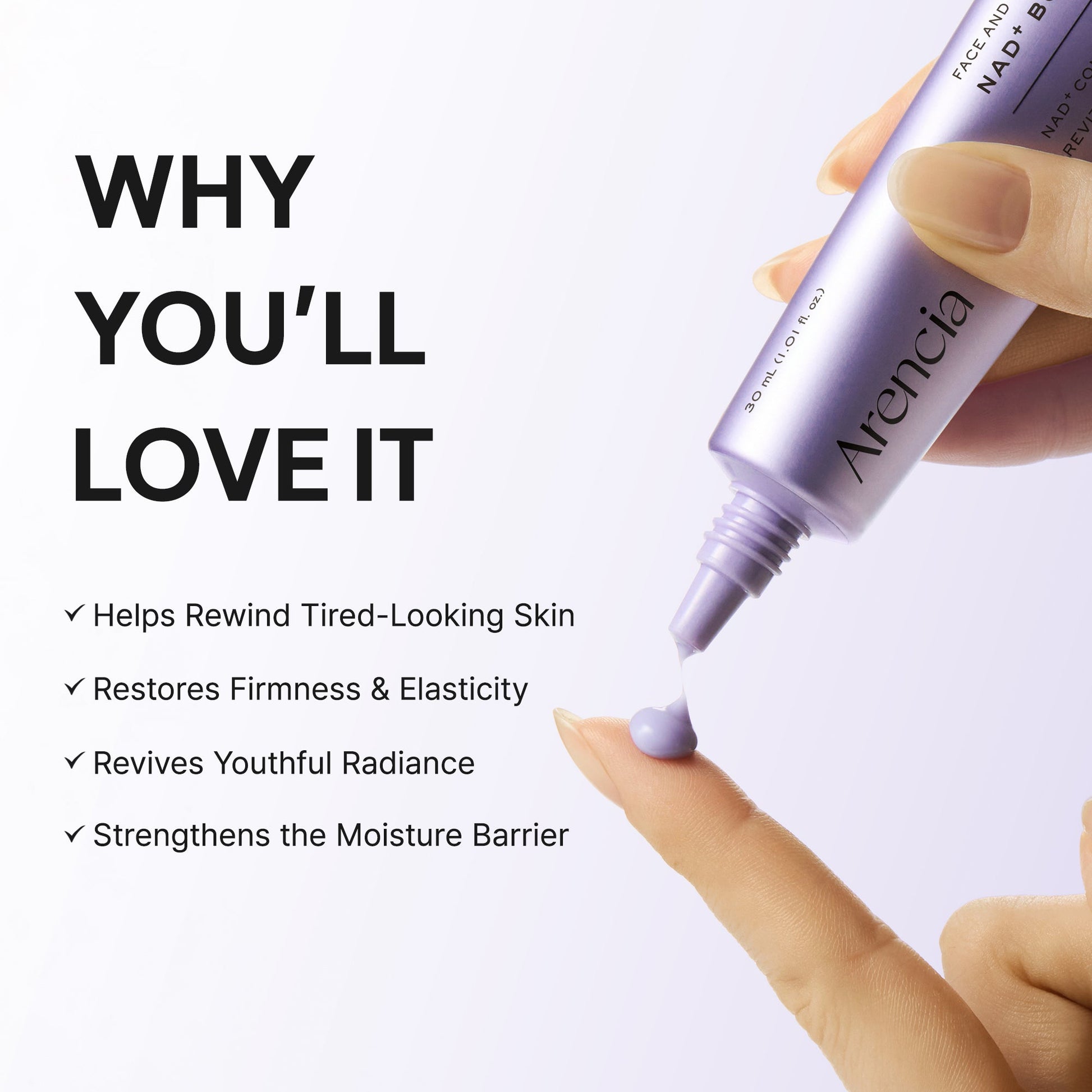 Helps improve the look of tired, dull skin