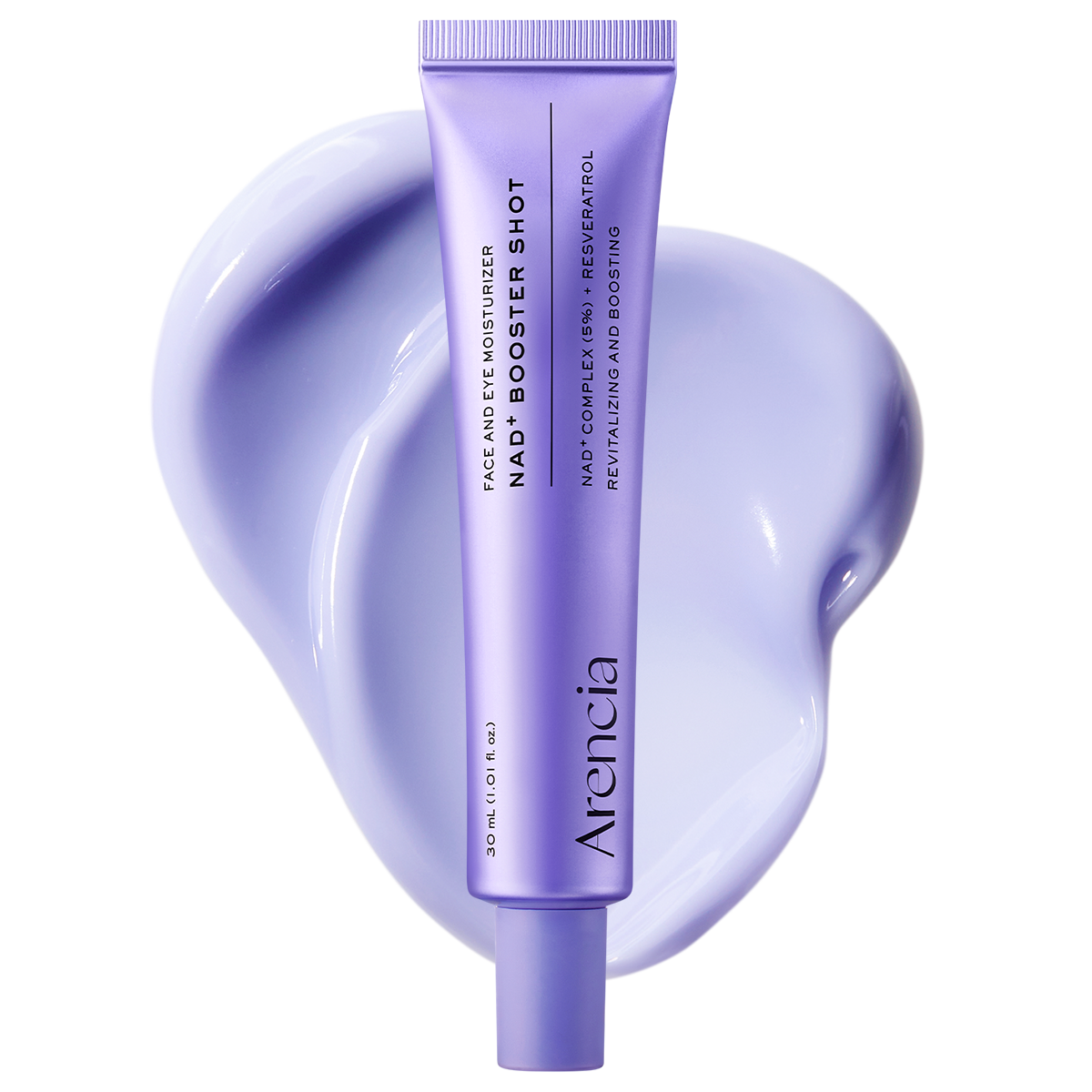 5% NAD+ complex, peptides and resveratrol for firmer skin