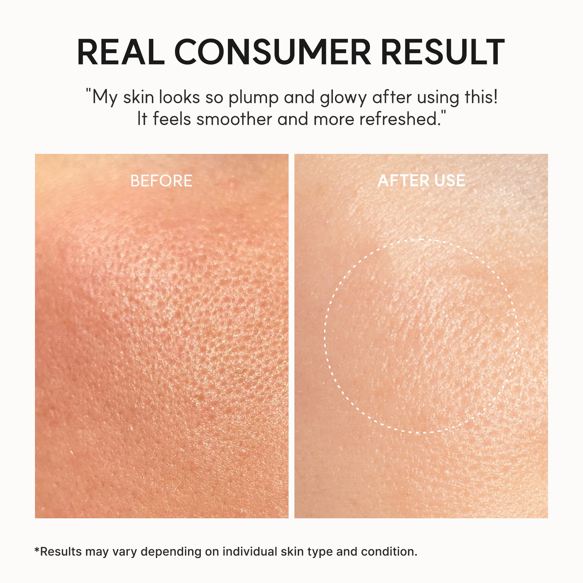 Lightweight nourishing serum texture