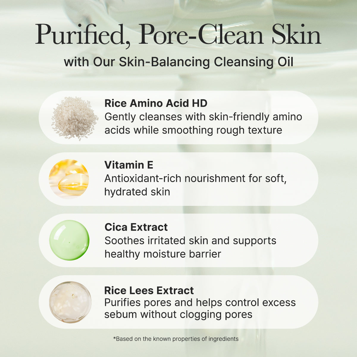 Dissolves sebum and pore impurities