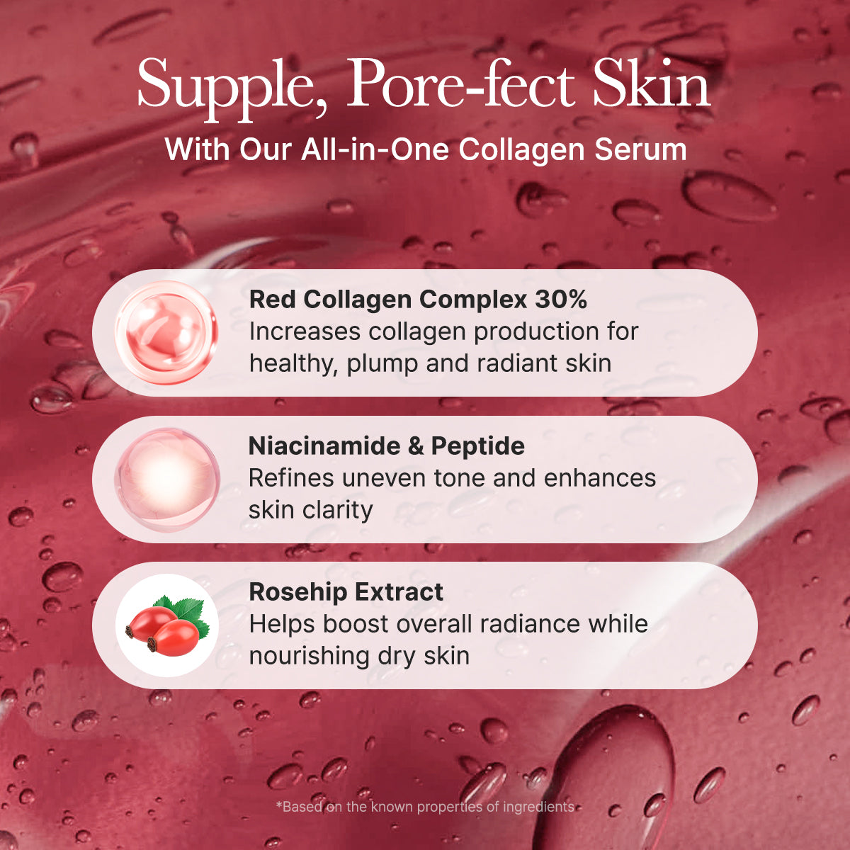 Helps refine pores and even the look of tone