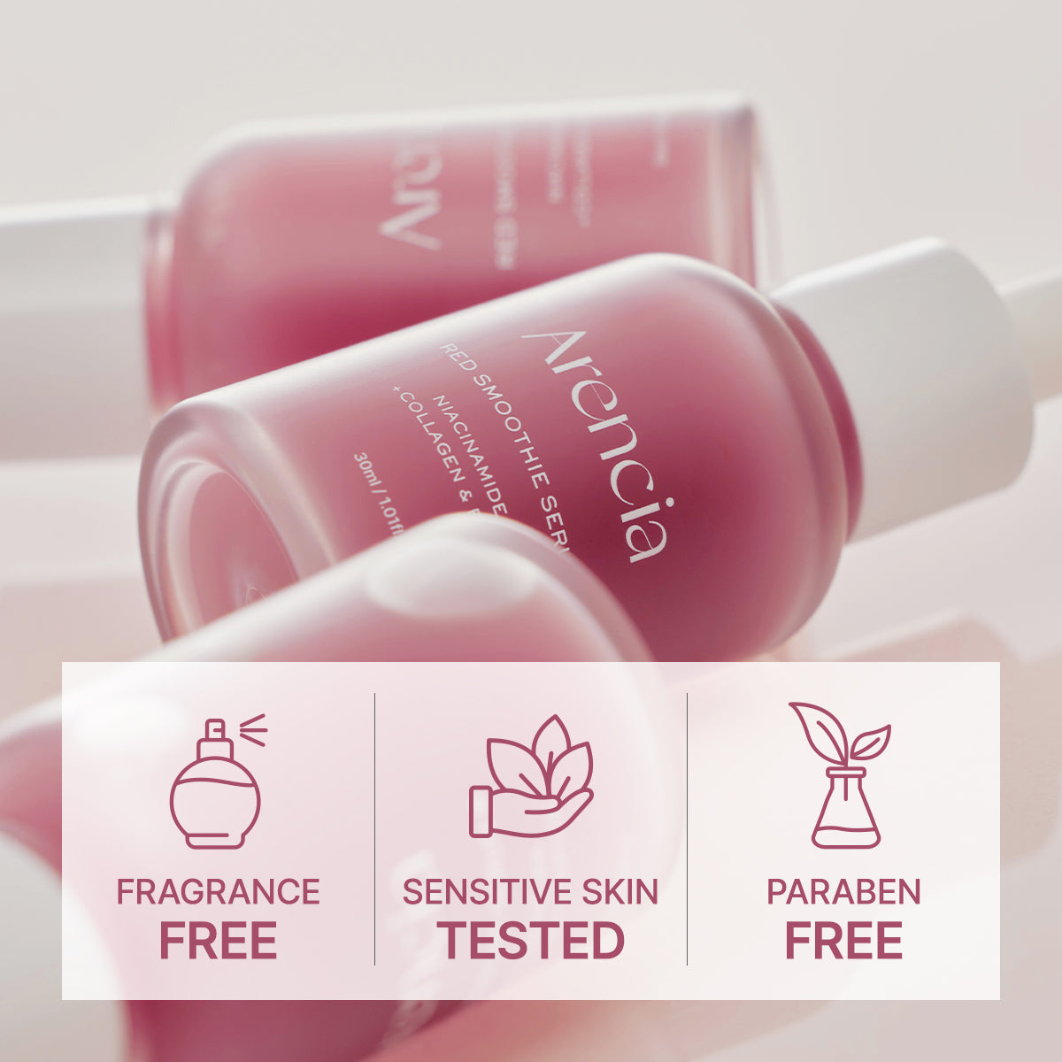 Plumps and smooths the look of fine lines